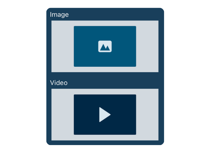 Video and image elements Video and image elements