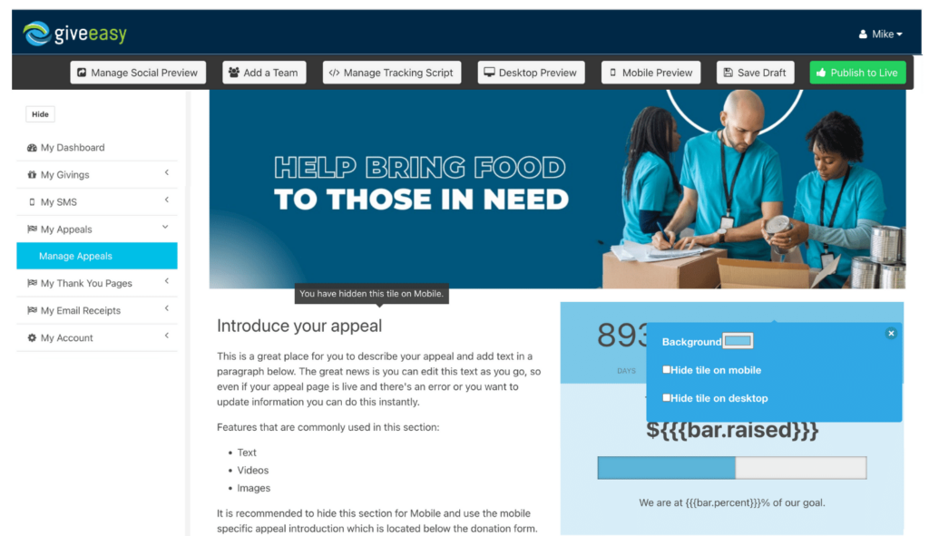 How To Edit The Countdown Timer Feature – GiveEasy